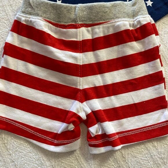 CARTER'S Baby Boy 9M Patriotic Tank Top and Short Set - Picture 4 of 6